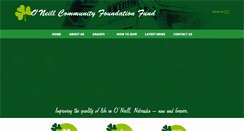 Desktop Screenshot of oneillcommunityfoundation.org